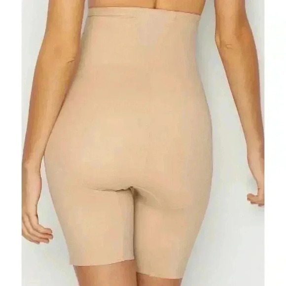 NWOT TC Fine  Intimates Womens Cool On You Firm Control Thigh Slimmer 4419 S - Picture 2 of 5